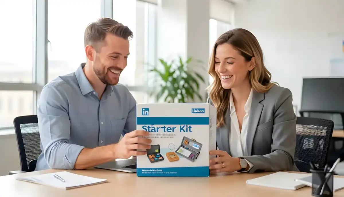 Ondernemer of coach start met LinkedIn Starter Kit, content en personal branding